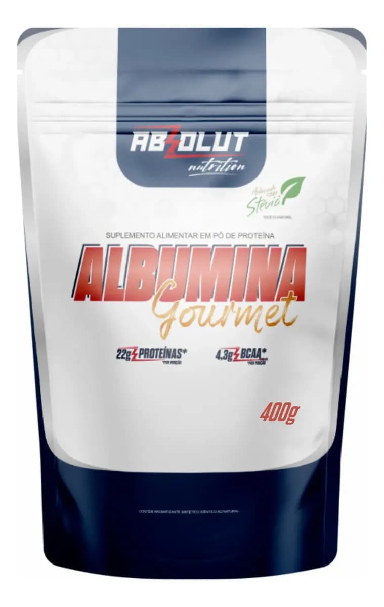 Albumina 500gr - Absolut Nutrition Sabor Morango