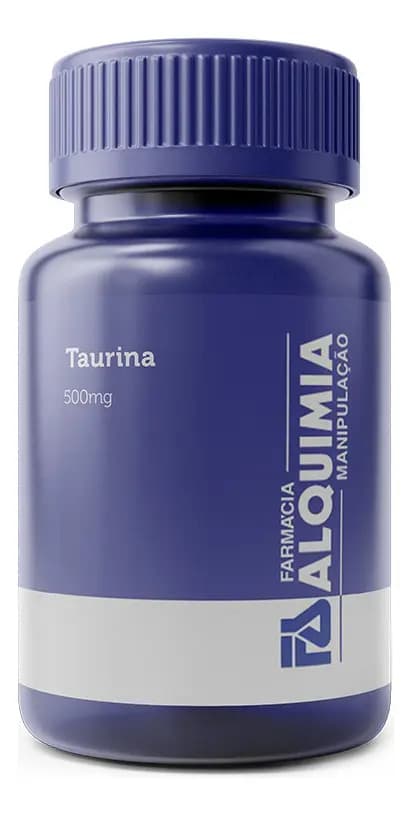 Taurina 500mg 60 Doses - Alquimia Sem Sabor