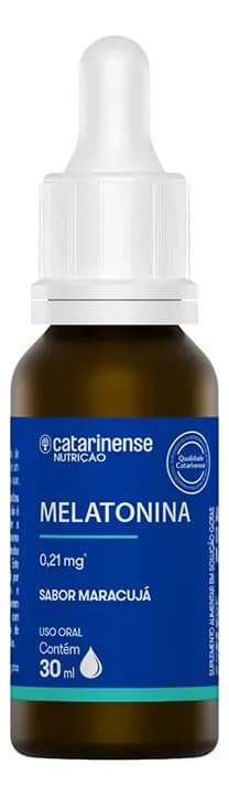 Melatonina Catarinense Nutrição 30 Ml - Maracujá