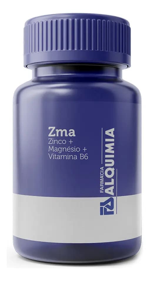 Zma (zinco + Magnésio + Vitamina B6) 60 Doses - Alquimia