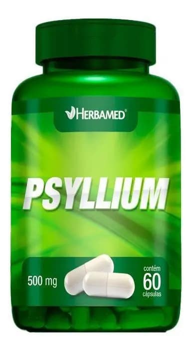 Psyllium 500mg 60 Cápsulas