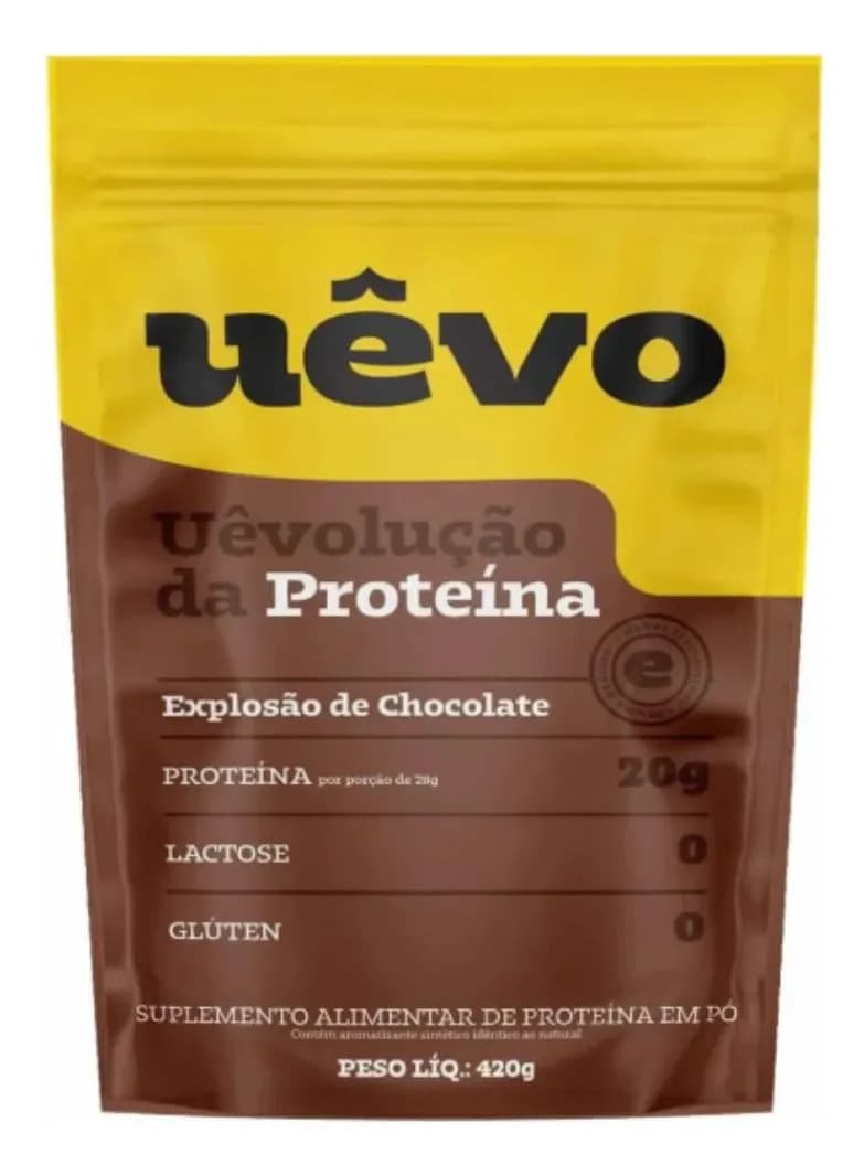 Albumina Proteina Ovo Chocolate 420g - Uevo Chocolate