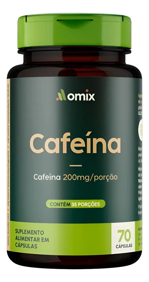 Cafeína - 70 Cápsulas OMIX