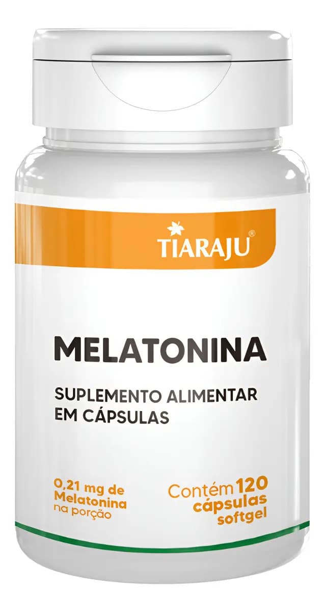 Melatonina Pura -120 Cps Matéria Prima - Softgel Sabor Melatonina Softgel
