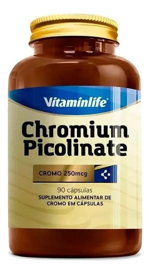 Picolinato de Cromo 35mcg 90 Cápsulas Vitaminlife