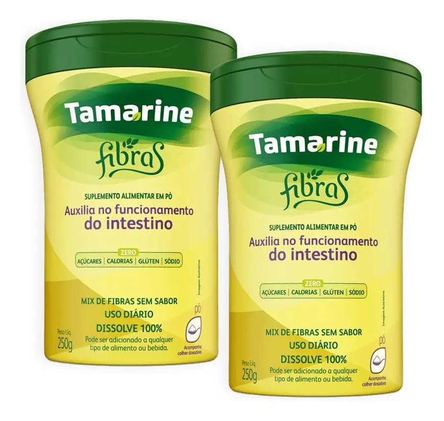 Kit Tamarine Fibras Pó Pote