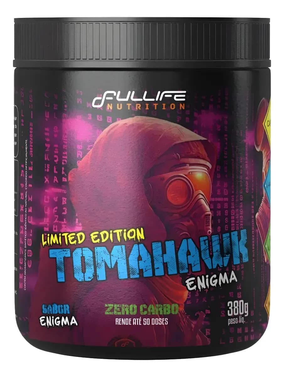 Pre Treino Tomahawk 380g Fullife - Pre Treino Ful Life Sabor Enigma