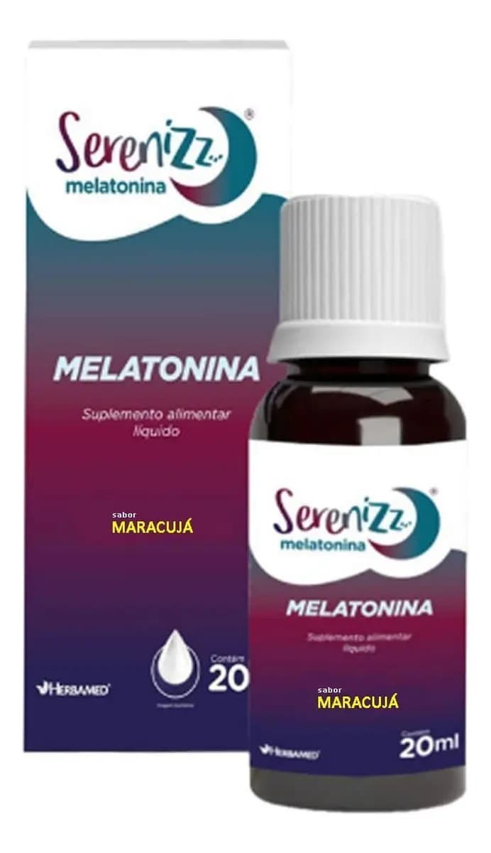 Serenizz Melatonina - 20ml Maracujá - Herbamed