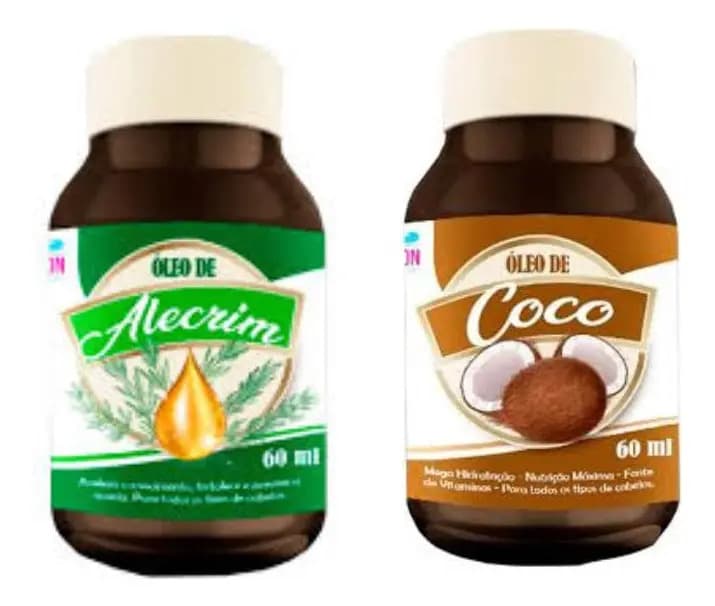 Kit Óleo Alecrim 60ml + Óleo Coco 60ml - Le Salon Pro