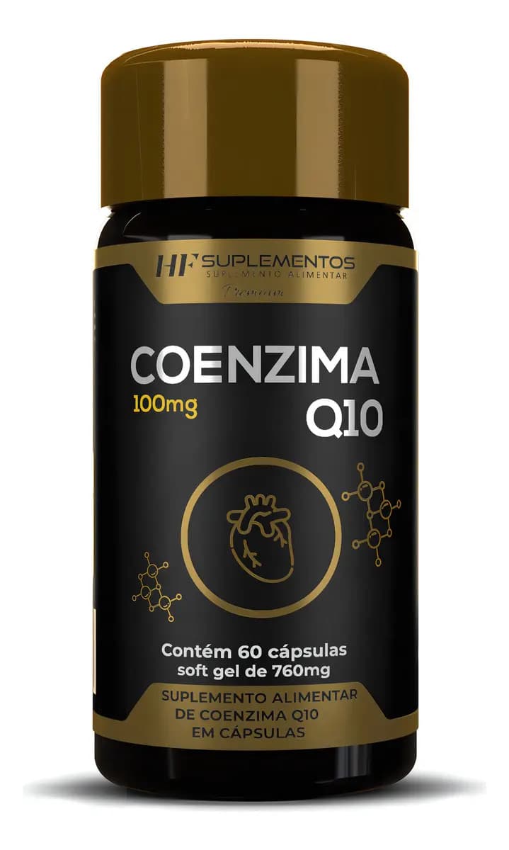 Coenzima Q10 100mg 60caps Hf Suplementos