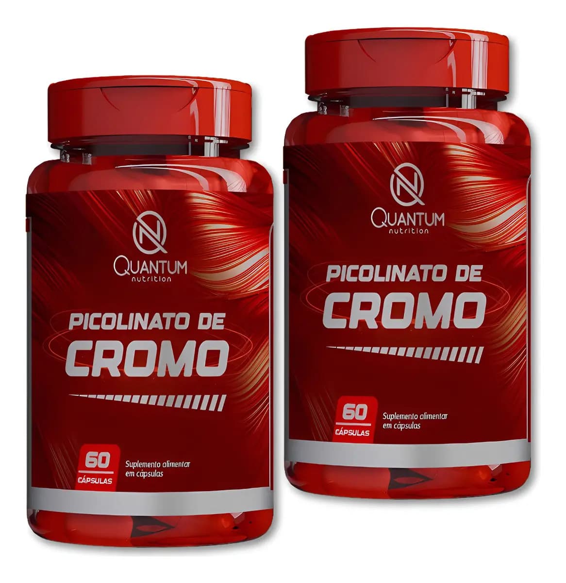 Kit 2 Picolinato Cromo 120 Cáps Suplemento Alimentar Controle Apetite Quantum