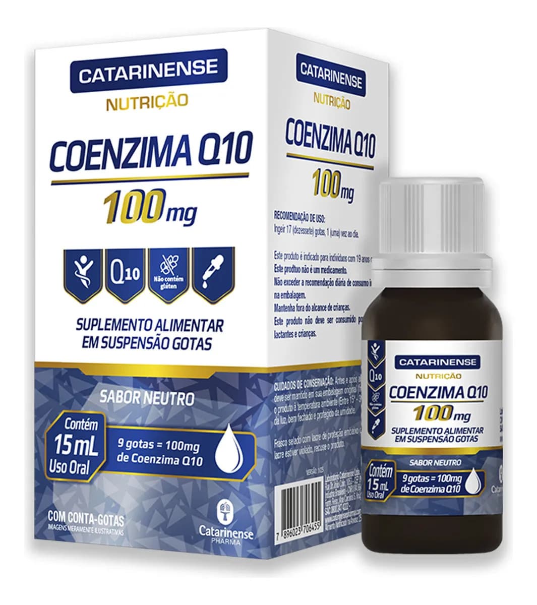 Coenzima Q10 Catarinense Nutrição 100mg 15ml