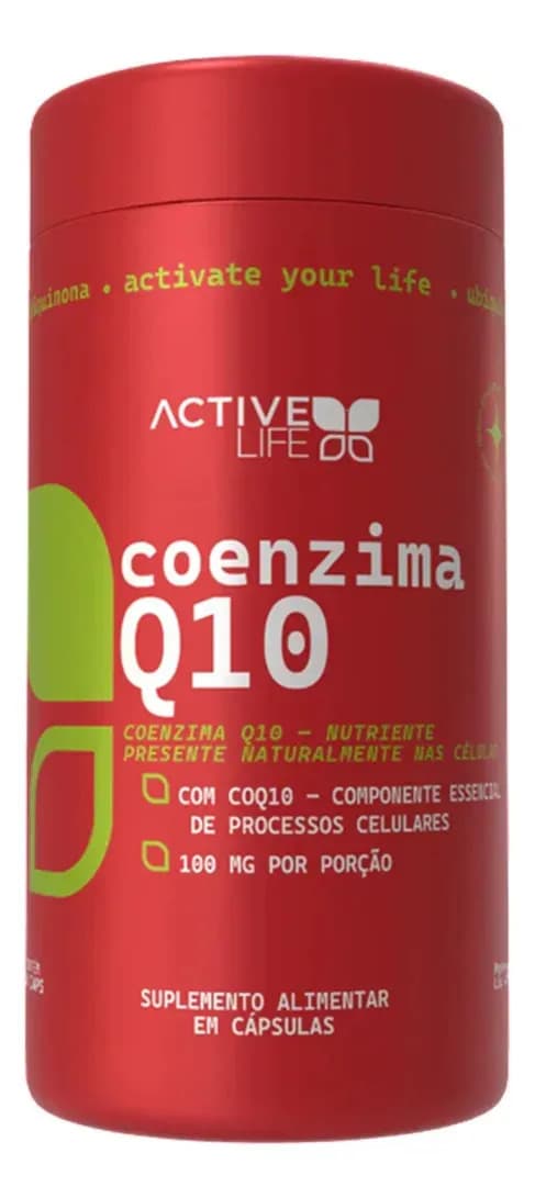 Coenzima Q10 100mg - 30 Caps Active Life Coenzima
