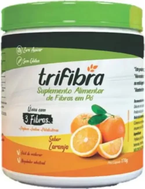 Trifibra Suplemento Alimentar Fibras 170g Laranja