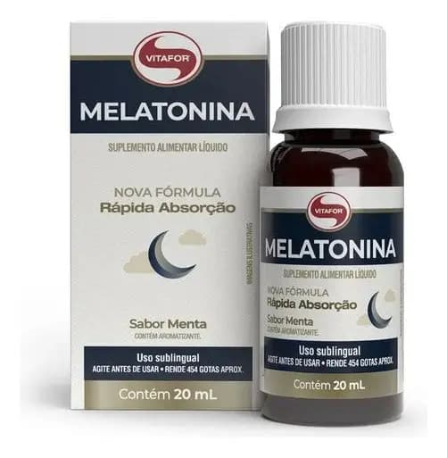 Melatonina Sabor Menta 20ml - Vitafor