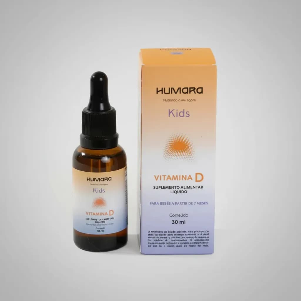 Vitamina D Kids 30ml Humara Sem Sabor