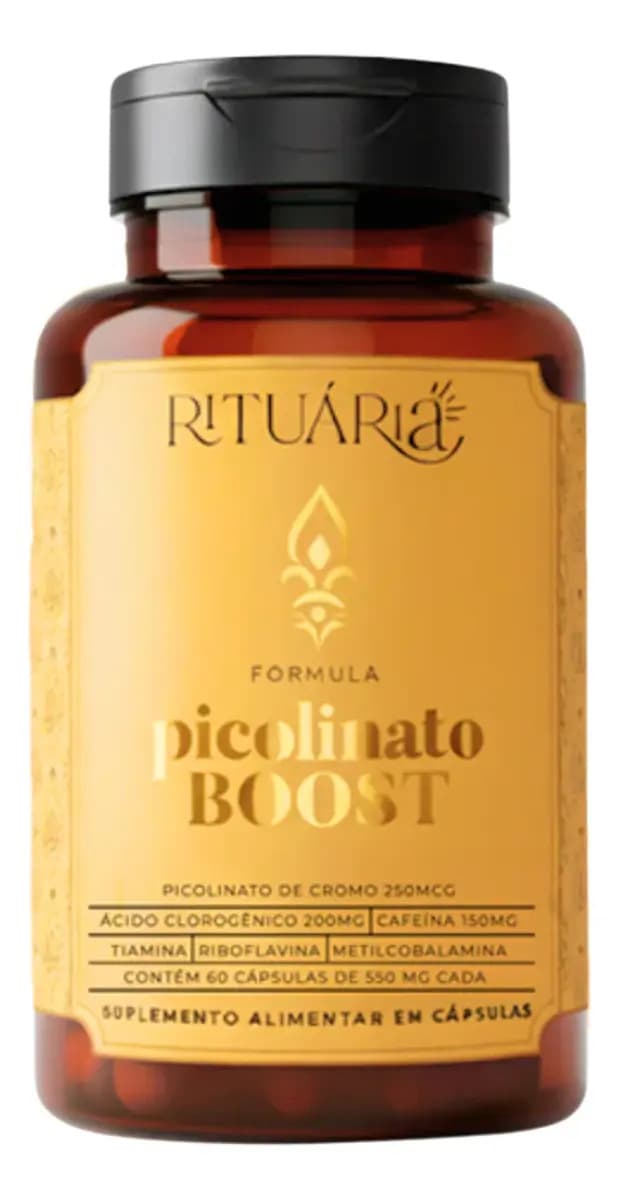 Suplemento Picolinato Cromo Rituária Energia Concentração Sem Sabor