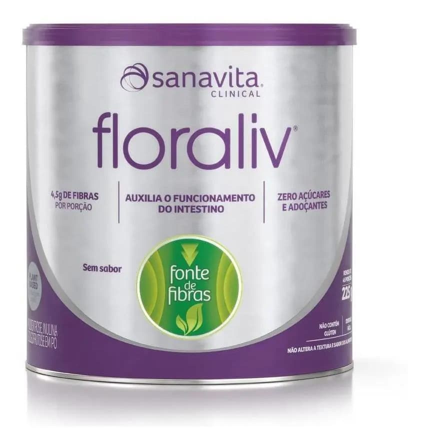Floraliv Sanavita Fibras 195g Sabor Sem Sabor