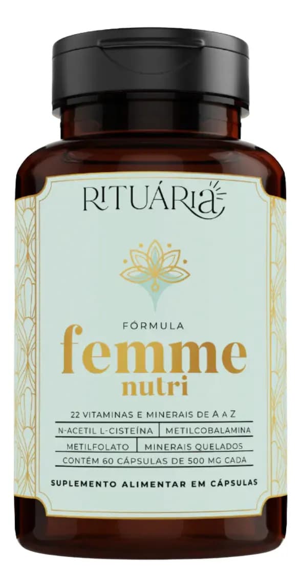 Fórmula Femme Nutri Multivitaminico Mulher 60 Caps Rituária Multivitaminico
