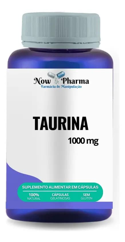 Taurina 500mg - 120 Caps Sabor Sem