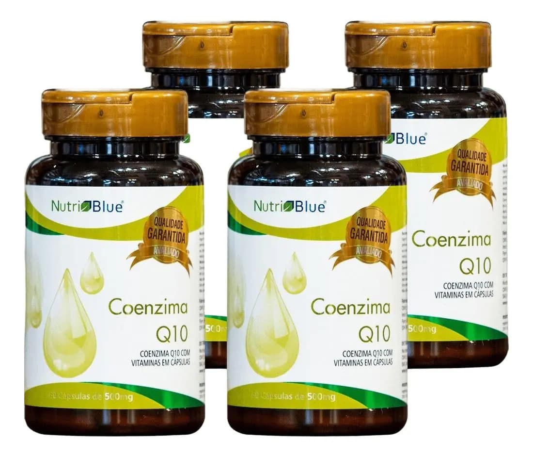 Kit 4 Coenzima Q10 Em Capsulas - Nutriblue