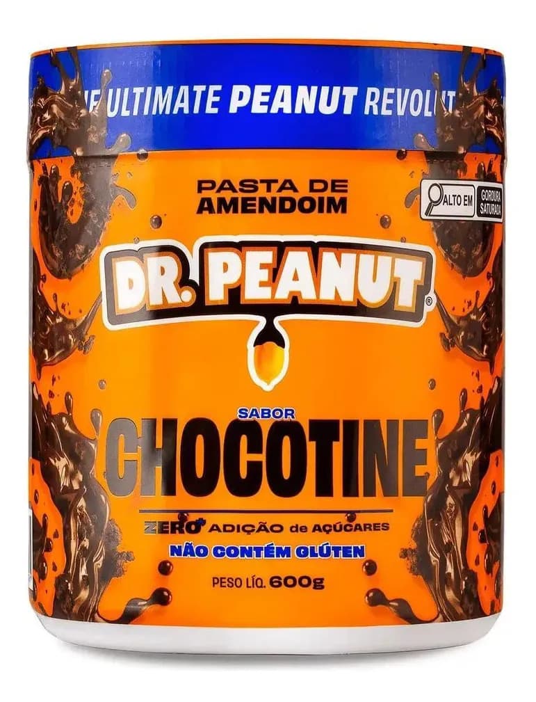 Dr. Peanut Pasta Amendoim 600g: Gourmet, Fit Chocotine
