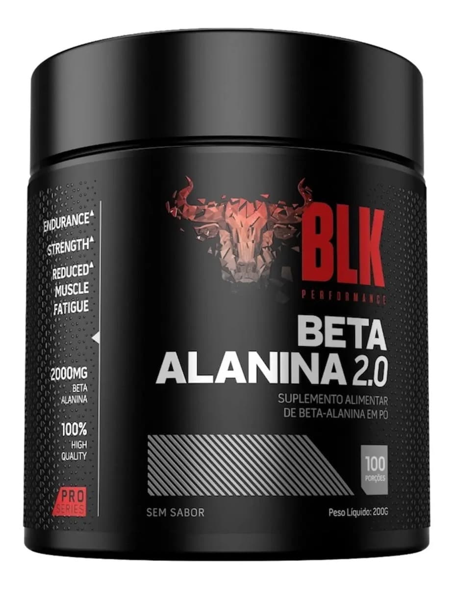 Beta Alanina 2.0 - 200g Sem Sabor - Blk Performance