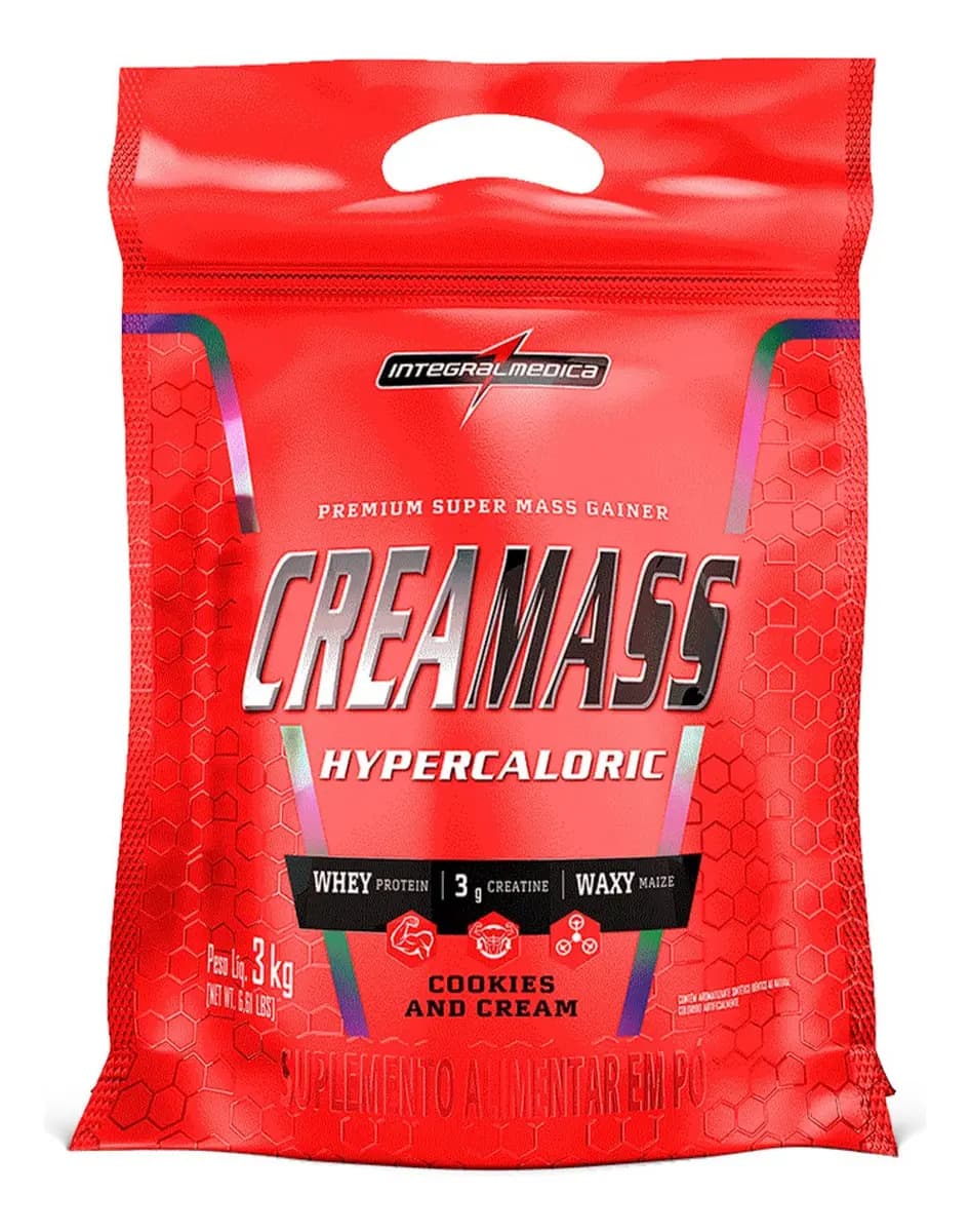 Creamass Hipercalórico Pouch Cookies 3kg Integralmédica