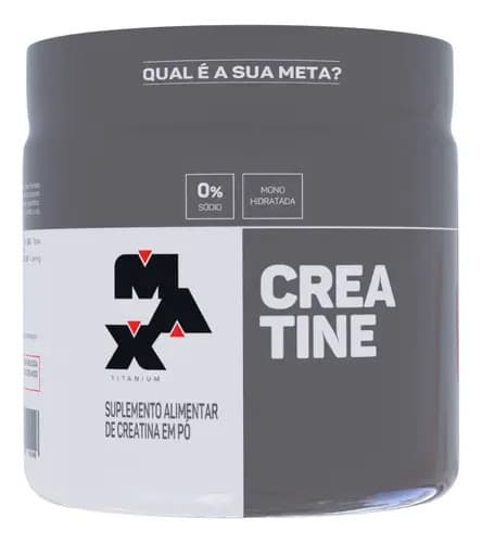 Creatina 150g Creatina Monohidratada Max Titanium Sem Sabor Alta Pureza