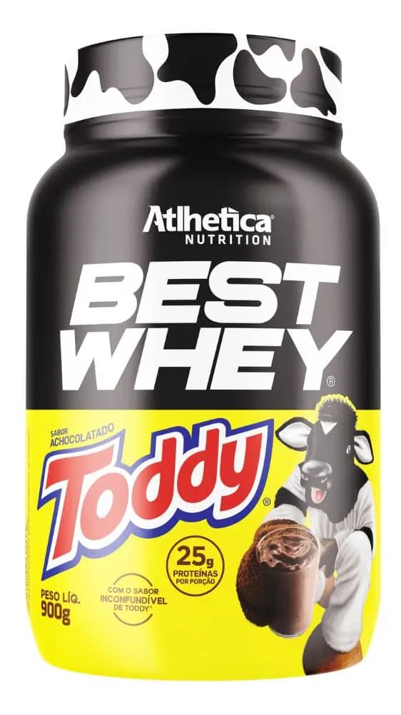Whey Toddy Best Whey Isolado Achocolatado 900g - Atlhetica Sabor Chocolate
