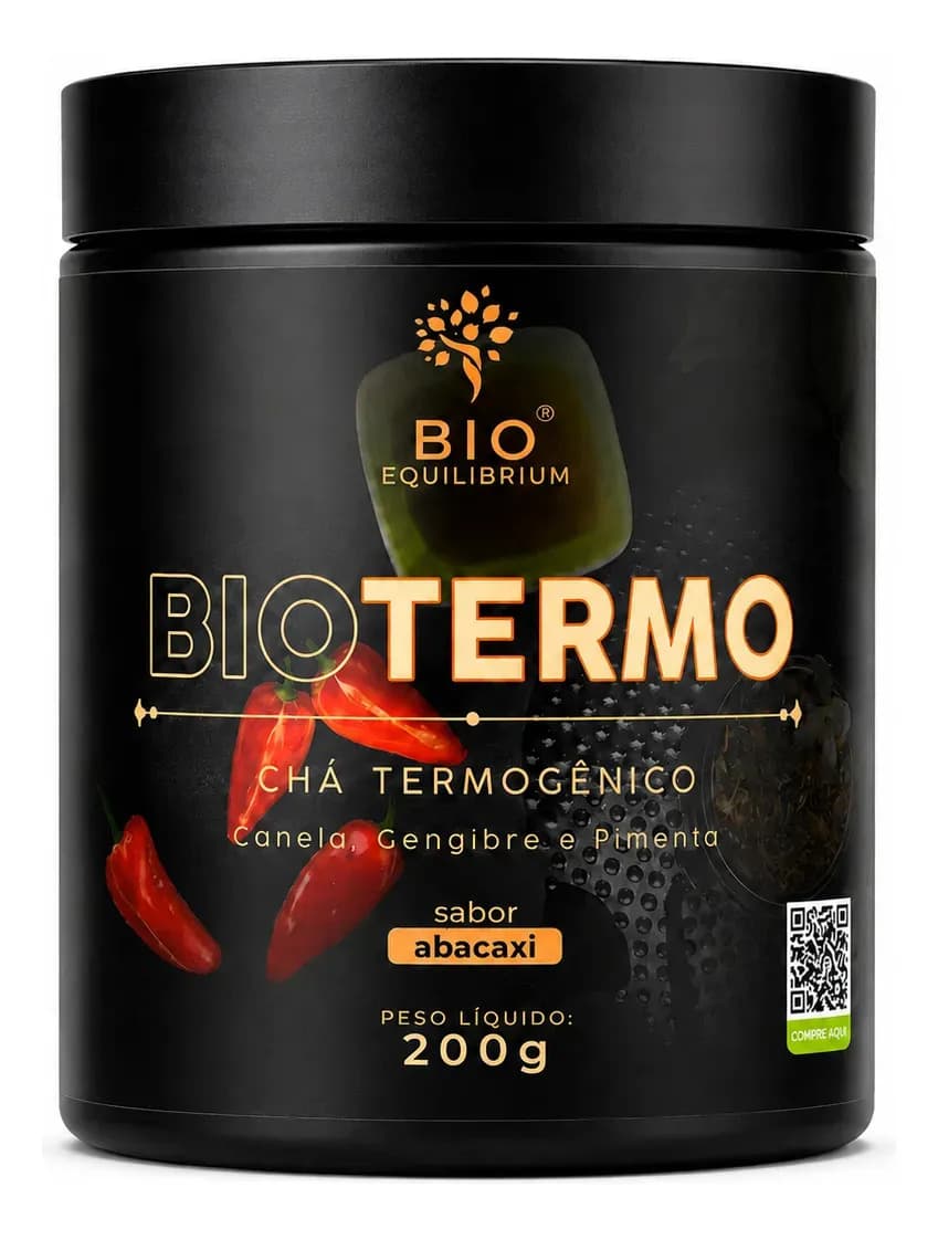Termogenico Canela Pimenta Gengibre Sabor Abacaxi