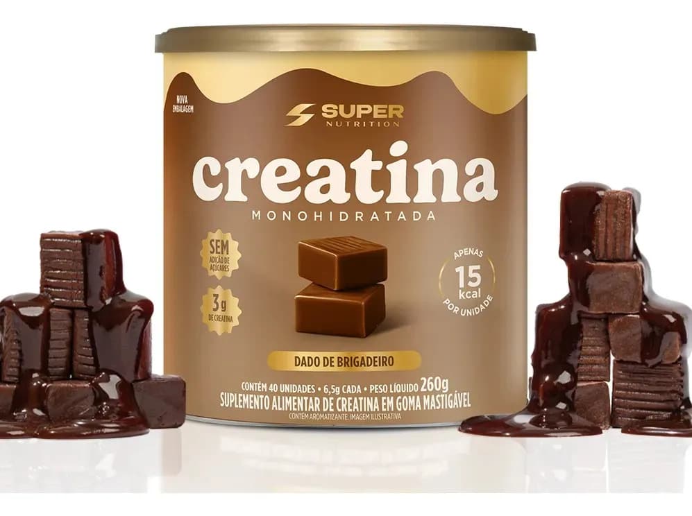 Creatina Brigadeiro Super Nutrition Dado Creatina 260g